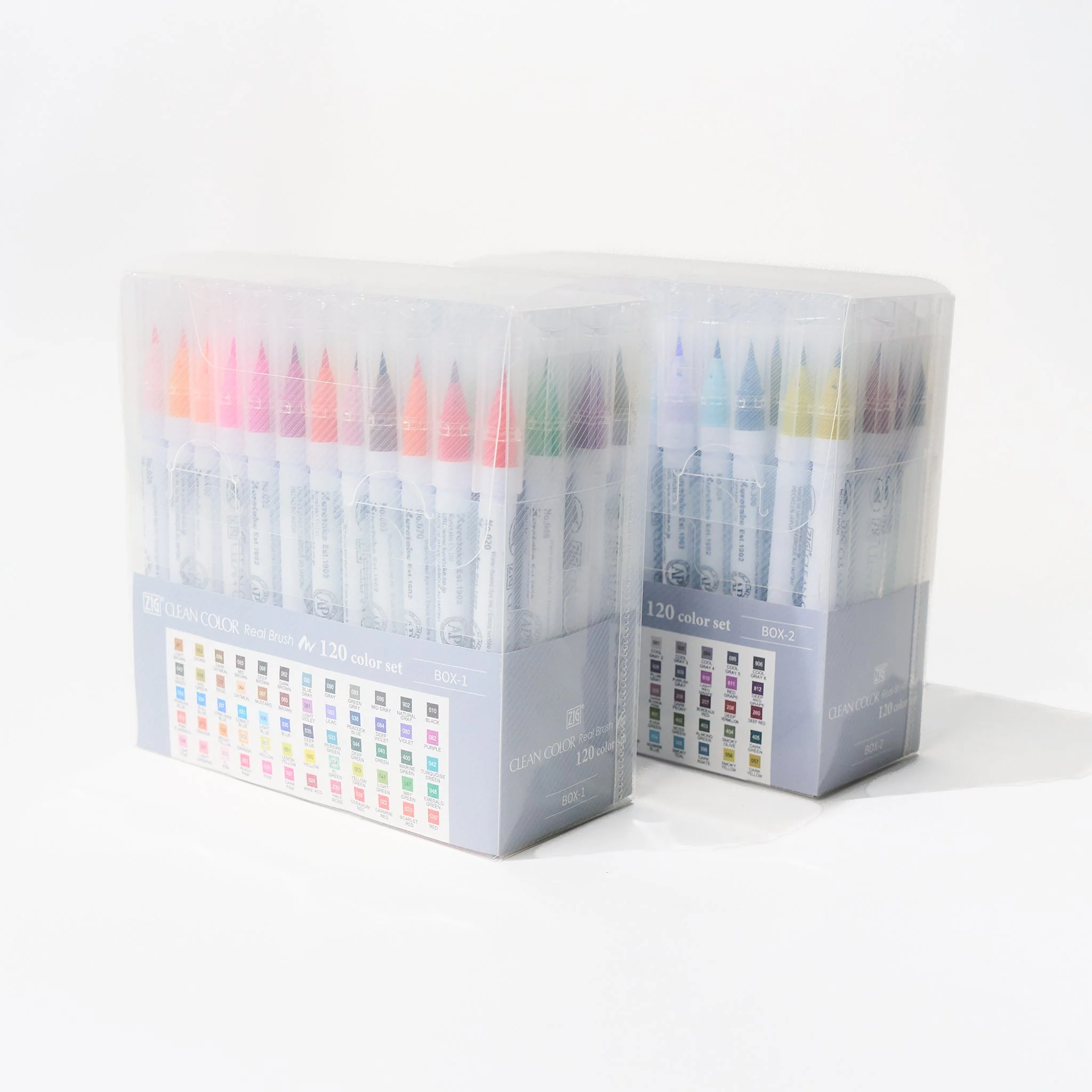 ZIG Clean Color Real Brush 120 Color Set / Kuretake - Image 2